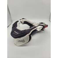 Leatt Motorcycle Neck Brace Size Medium GPX Club II White/Black (Pre-owned)