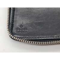 Gucci Beige/Brown GG Canvas and Leather GG Twins Zip Around Wallet (Pre-owned)