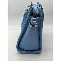 Colette by Colette Hayman Ladies Blue Handbag with Textured Faux Leather