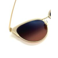 Maui Jim Olili MJ330-05 Cat Eye Milky Almond Women’s Sunglasses (Pre-owned)