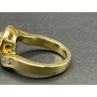 Ladies 18ct Yellow Gold Diamond Wedding Ring Set