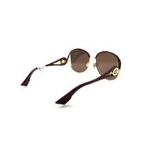Christian Dior New Volute NOASQ 57 18 145 Gold Burgundy Womens Sunglasses