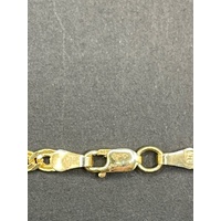 Ladies 9ct Yellow Gold Double Curb Link Necklace
