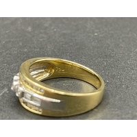Ladies 18ct Yellow Gold Diamond Ring