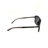 Guess GF5085 20C 58 Matte Black Dark Grey Lenses Aviator Style Mens Sunglasses