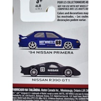 Mattel Hot Wheels Premium Car Culture 2 Pack 94 Nissan Primera Nissan R390 GT1
