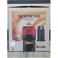 Breville Nespresso Vertuo Pop Coconut White Bundle and Aeroccino 3