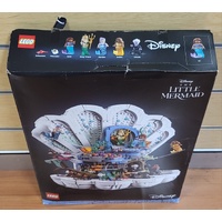 LEGO Disney The Little Mermaid Royal Clamshell 1808 Piece Set 43225 Building Set