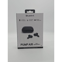 BlueAnt Pump Air Ultra True Wireless Earbuds Black with Charging Case