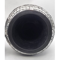 Mirror Tile Mosaic Vases 3 Piece Set 32cm 26cm 22cm