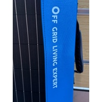 Off Grid Living Expert 300W Foldable Solar Blanket Control Panel Battery Lead