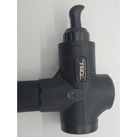 TEQ Rechargeable Massage Gun Black with Attachments and Carry Case