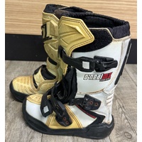 O'Neal Junior OMS50 Youth Motorcycle MX Boots Yellow Black White Size Youth