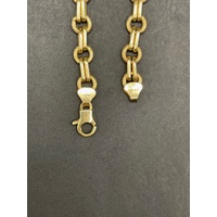 Ladies 9ct Yellow Gold Fancy Link Bracelet