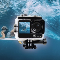 Navig8r Trek 4K UHD Dual Screen Action Camera Black 30m Waterproof
