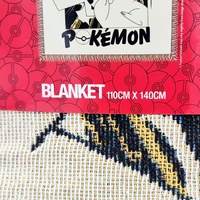 Pokémon Anime Pikachu and Paldea Starters Woven Blanket 110cm x 140cm