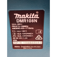 Makita DMR108N Cordless Bluetooth Jobsite Radio 10.8-18V Skin Only