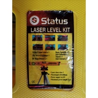 Status Laser Level Measuring Tool with Tripod Case and 360° Mounting Base