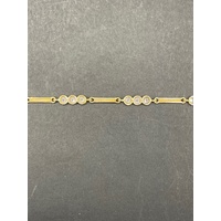 Ladies 9ct Yellow Gold Fancy Link Bracelet