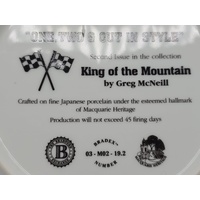 Bradford Exchange Peter Brock Plate One Two & Out in Style King of the Mountain