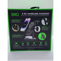EKO 5 in 1 Wireless Charging Station with Detachable Wireless Power Bank