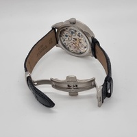 Tissot T-Complication Squelette Mechanical Mens Watch with Skeleton Dial