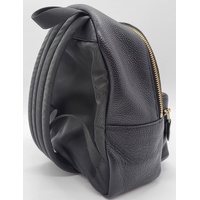 Coach Mini Charlie Backpack Black Pebble Leather