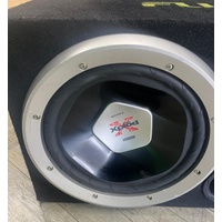 Sony Xplod Dual 12 Inch Subwoofers in Fusion Box with 4 Channel Amp