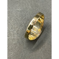 Mens 9ct Yellow Gold Signet Ring