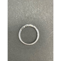 Ladies 18ct White Gold Diamond Band Ring