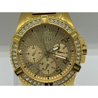 Guess W0799G2 Gold Frontier Bracelet Stainless Steel Chronograph Mens Watch