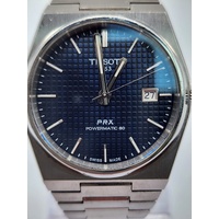 Tissot PRX Powermatic 80 T137407A Blue Dial Automatic Watch Stainless Steel