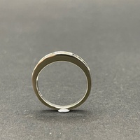 Ladies 18ct White Gold Diamond Band Ring
