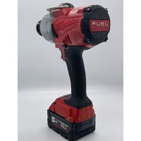 Milwaukee 18V Hex Utility 7/16 Inch High Torque Impact Wrench with 5.0Ah Battery
