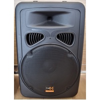 E-Lektron 815.820 Bluetooth PA 2 Way Active Speaker Pair with Stands