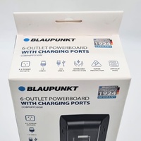 Blaupunkt 6 Outlet Powerboard with Charging Ports COBP6PPD30W