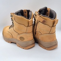 Oliver 55332Z Steel Cap Lace Up Zip Sided Mid Cut Wheat Safety Boots Size 10.5