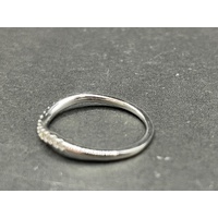 Ladies 14ct White Gold Diamond Ring Bridal Set