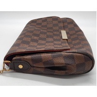 Louis Vuitton Favorite MM Damier Ebene Canvas Crossbody Bag