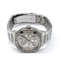 Guess Duchess Ladies Silver Crystal Dial Stainless Steel Quartz Watch GW0558L1
