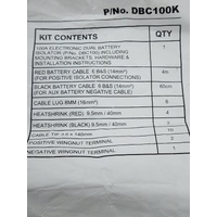 Projecta DBC100 12V 100A Electronic Dual Battery Isolator System