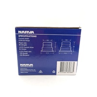 Narva Guardian Strobe Light 12-110V DC LED Quad Flash Amber Model 85368A