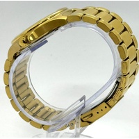 Citizen Gold Tone Stainless Steel Quartz Day Date Analog Display Mens Watch