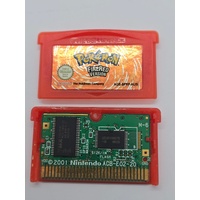 Authentic Pokémon Fire Red Version Game Boy Advance Video Game Cartridge