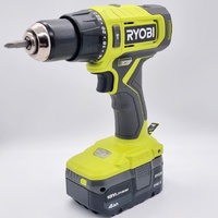 Ryobi 18V ONE+ Hammer Drill RPD18 with 4.0Ah 2.0Ah Batteries and 7pc Drill Bits