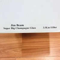 Jim Beam Super Big Champagne Glass 3.5L 118oz