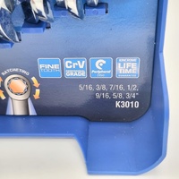 Kincrome Single Way Gear Spanner Set 7 Piece Imperial K3010