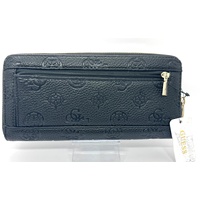 Guess Black Cresidia Large Zip Around Wallet PG934 with Tag
