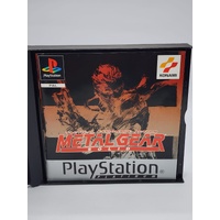 Metal Gear Solid PlayStation 1 Tactical Espionage Action Video Game