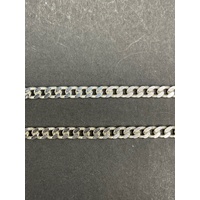 Unisex 925 Sterling Silver Curb Link Necklace